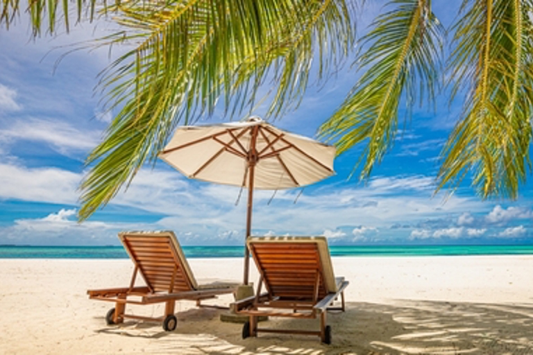 Beautiful,Panoramic,Sea,Sand,Sky.,Tropical,Relax,Beach,Sunny,Summer